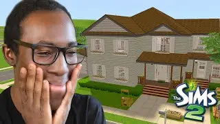 I built a family home in The Sims 2 with a Bakery Business!