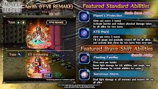 FFBE - NV Aerith with 375 Rare summon tickets !!!