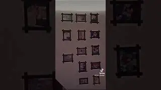 #new wall decor idea with black frames
