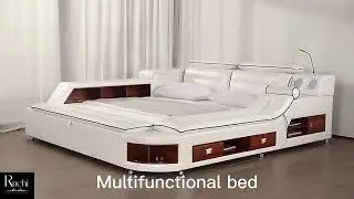 Ultimate Leather Upholstery Multifunctional Smart Bed | Ruchi Collection Product ID:- SUM01