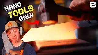 I Made a Chef&rsquo;s Knife With ONLY Hand Tools