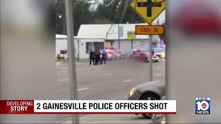Shooting in Gainesville leaves 2 officers injured, suspect dead