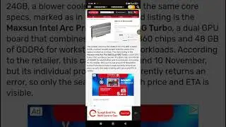 intel arc pro B60 ma ancora nessuna nuova notizia sulla B770 battlemage