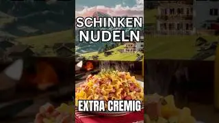 Cremige Schinkennudeln aus dem Ofen!