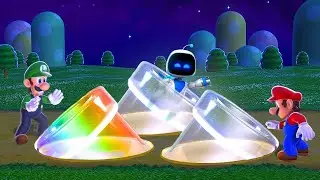 Super Mario 3D World Switch + Astro Bot - Full Walkthrough (HD)