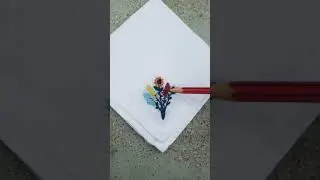 embroidery #embroidery #flower #bouquet #flowersbouque #thread #needelwork