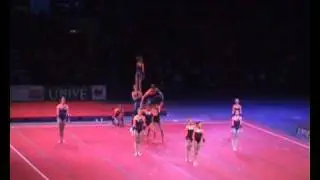ACROGYM UNIVÉ GYM GALA 2009 GROEPSOEFENING BELGIË