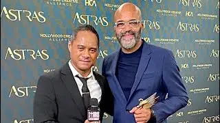 JEFFREY WRIGHT w/ TYRONE TANN - 2024 Hollywood Creative Alliance&rsquo;s ASTRA Film Awards