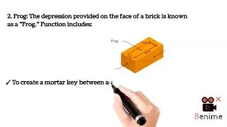 What is brick Masonry, header , stretcher, frog,and Quoin #engineering #btech 
