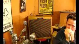 1960s Voice of Music / Sonotone 1402 Ceramic bullet harp mic with box