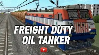 Freight Duty Oil Tanker Mode Train Game Play | Scenario Mode | India loco Train Simulator game Play 
