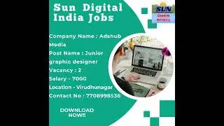 Adshub Media Job Vacancy  - Sun Digital India Jobs