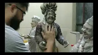 Restoration of old puppets (restaura&ccedil;&atilde;o de bonecos antigos)