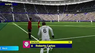 Roberto Carlos Scores a Corner Kick Goal! 🤯🔥| Real Madrid 