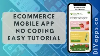 Ecommerce mobile app builder - How to create a shopify app with no coding experience (Easy Tutorial)