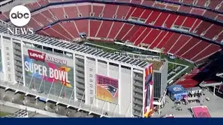 Last-minute security prep underway at Super Bowl