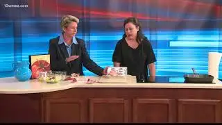 Making BLT bites with Suzanne Johnson