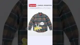 supreme &times; daniel johnstonチェックシャツのコーデを言語化してみる