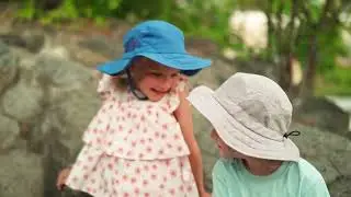 Home Prefer Kids Sun Hat Wide Brim Bucket Hat Sun Protection Hat#beachhat#buckethat #kidshat #sunhat