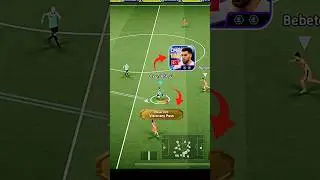 Искусство дальновидной передачи ☠️🔥 #efootball2025 #efootball #shorts #edit