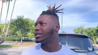 Zane Durant arrives at First Day Out Cook Out