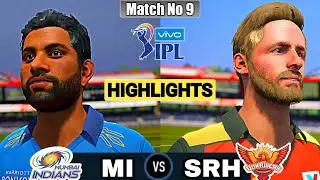 MI VS SRH | Match No 9 | IPL 2021 Match Highlights | Hotstar Cricket | ipl 2021 highlights today