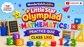 Little Star Olympiad Silverzone LKG Maths Practice Questions paper @Wonderkids-Buddies