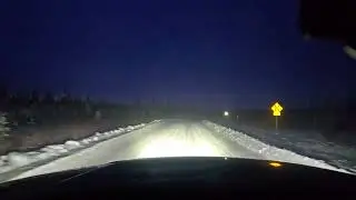 Big Smith Creek, winter road to Norman Wells Northwest Territories 