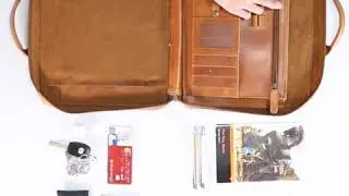 COLORADO LAPTOP BRIEFCASE IN COGNAC LEATHER