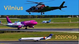 [4K] Vilnius Airport Spotting (2021/09/26)