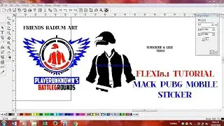 Flexi8.1Tutorial | Наклейка Mack PUBG Mobile #FriendsRadiumArt
