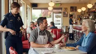 Female Cop Heard the Waiter Single Dad Speaking to His Mama &mdash; &ldquo;You Just Stole My Heart&rdquo;