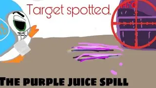 The purple juice spill