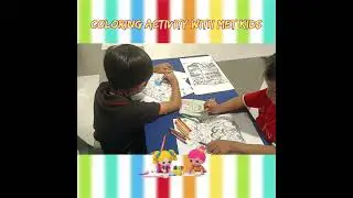 Coloring Activity for Kids&bull; Earth Day 2023 at SM CITY MARILAO #shorts #coloringactivity #funactivity