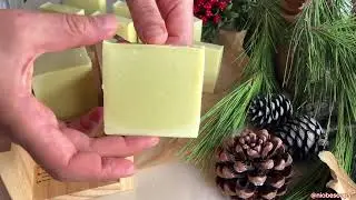 Cutting 100% Pure Olive Oil Castile Soap | Handmade Cold Process 🌿