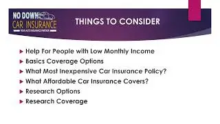 zero down payment car insurance