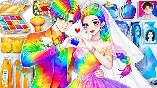 💖Поделки из бумаги💖 KPOP Охотники на демонов: свадебная прическа Руми и Джину + уход за кожей + м...