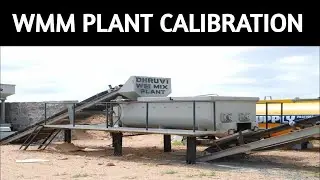 Wet Mix Macadem Plant  Calibration #wmm_plant #highway_construction