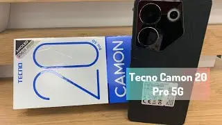 Новинка Tecno Camon 20 Pro 5G Распаковка и Game Test ASMR #tecno #unboxing #распаковка #prosmart285