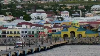 Celebrity SUMMIT arrival in Port Zante, Basseterre - St. Kitts (Holiday cruise, Caribbean)