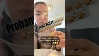 Prvi put probam puzeve 😅🐌 francusko jelo koje mi nije bas omiljeno. #allaboutsk #recept