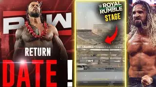 FINALLY! Roman REIGNS RAW Return DATE Confirmed 🔥Royal Rumble 2026 STAGE, Seth Rollins