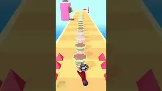 Ice Cream Stack Gameplay #youtubeshorts #viral #shorts