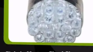 LED Birne f&uuml;r Bremslicht / R&uuml;cklicht mit 19 LEDs, 1157 (BAY15D), wei&szlig; - lightec24.de