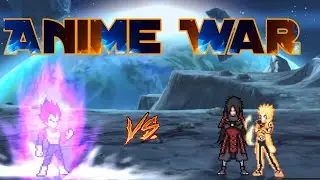 Vegeta Ultra Ego 12P VS Legendary Madara V3 & Naruto BTM OP in Jump Force Mugen
