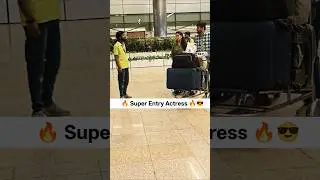 Super Entry Actress  at Rgia Airport shamshabad #airport #rgv #rgvlove #rgvtrolls  #rjhrfriendly