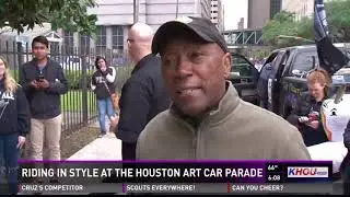 Riding in style at Houston's 31st Annual Art Car Parade, April 14