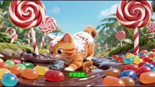 Milo the Magical Cat and the Seven Silly Kingdoms😺#cat #catstories #aistorytelling #viral 