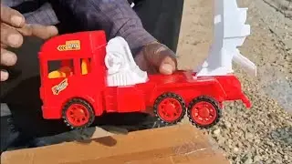 Mixing Cement Concrete truck Unbxining red color Mixing truck ,Ranaunboxingtv 