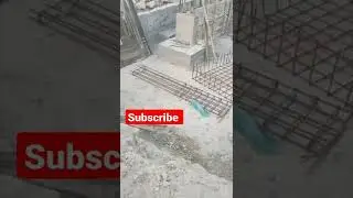 Construction site lean, footing, shorts column & long column